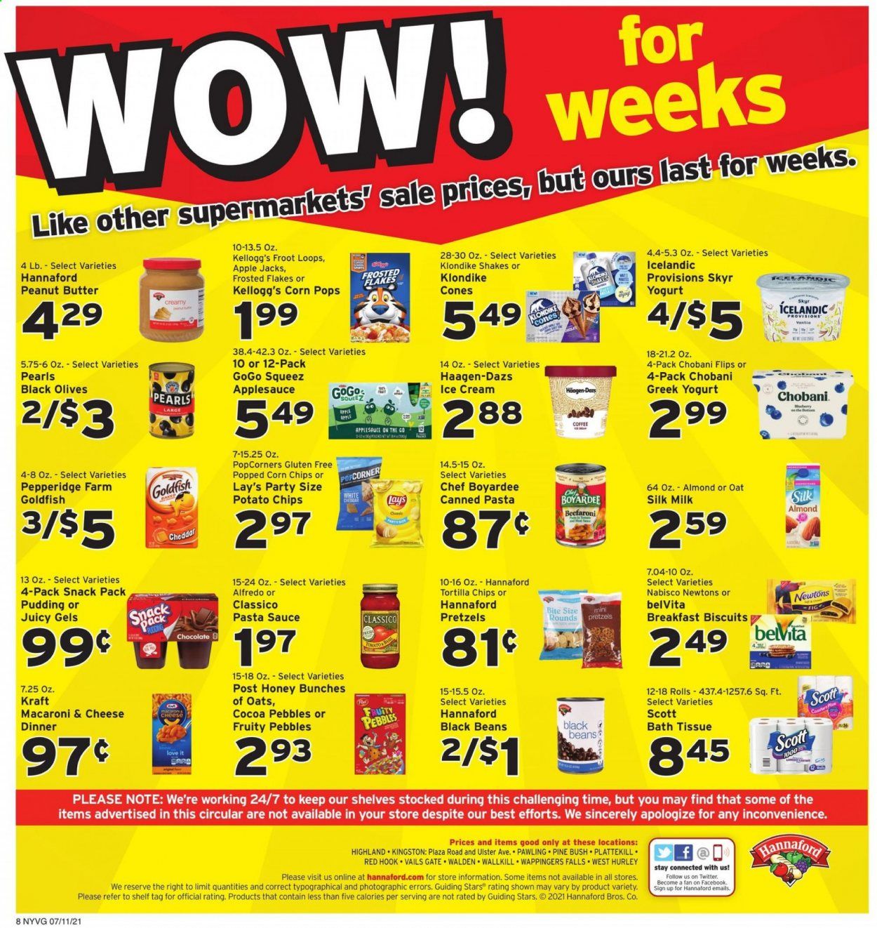 Hannaford (NY) Weekly Ad Flyer July 11 to July 17