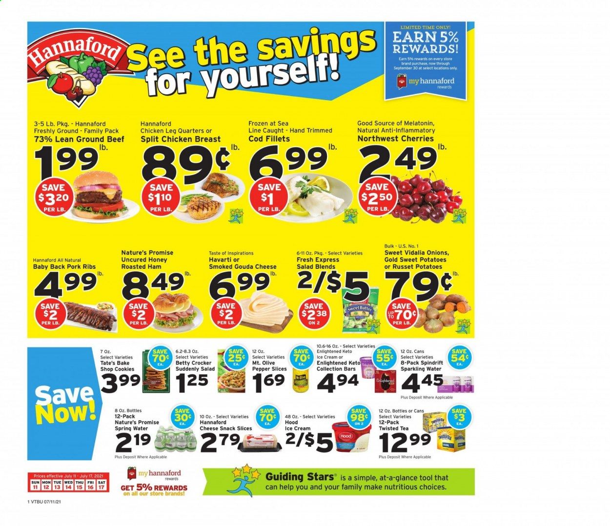 Hannaford (VT) Weekly Ad Flyer July 11 to July 17