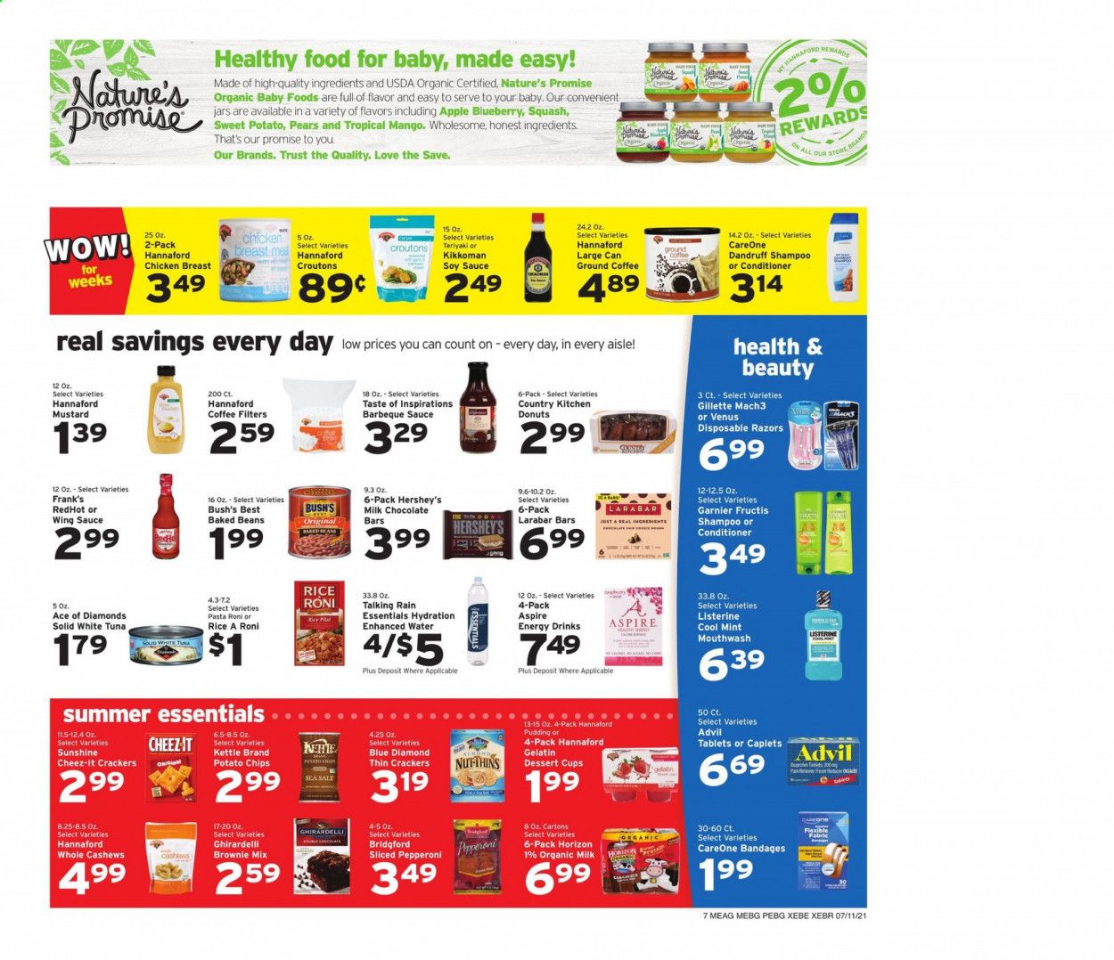 Hannaford (ME) Weekly Ad Flyer July 11 to July 17