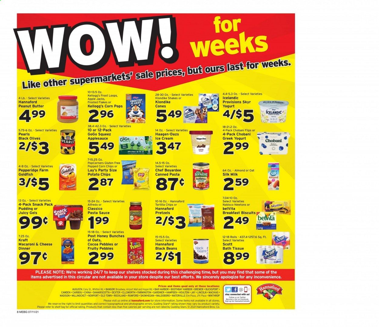 Hannaford (ME) Weekly Ad Flyer July 11 to July 17