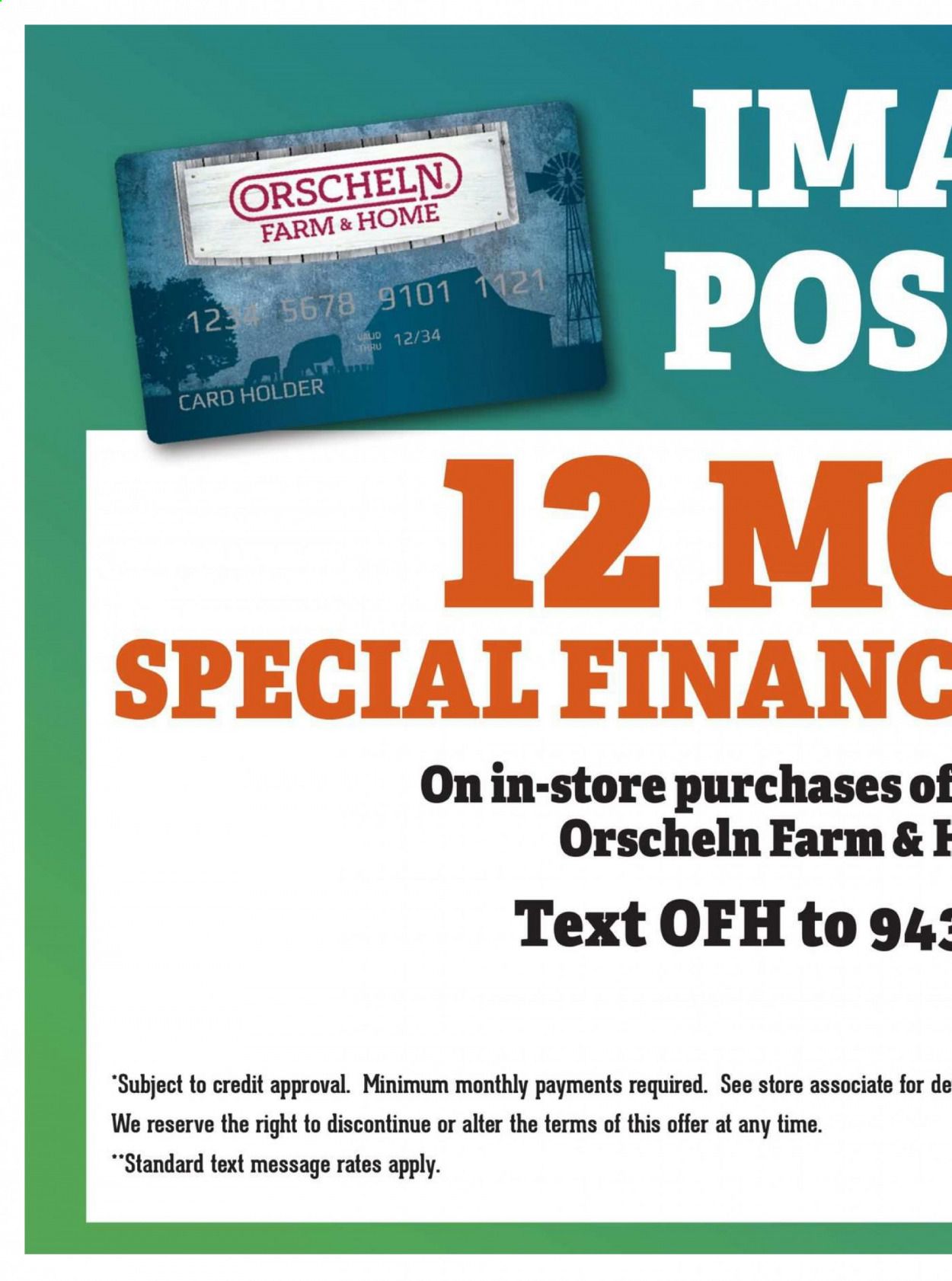 Orscheln Farm and Home (IA, IN, KS, MO, NE, OK) Weekly Ad Flyer July 9 to January 31