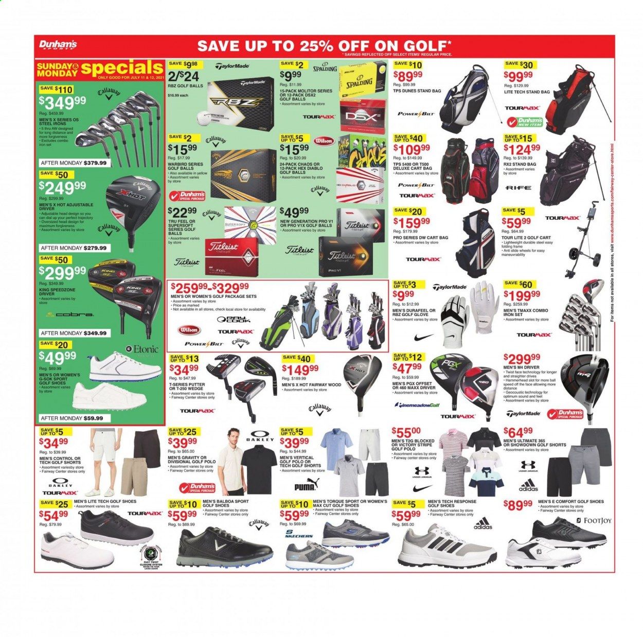 Dunham's Sports Weekly Ad Flyer July 10 to July 15
