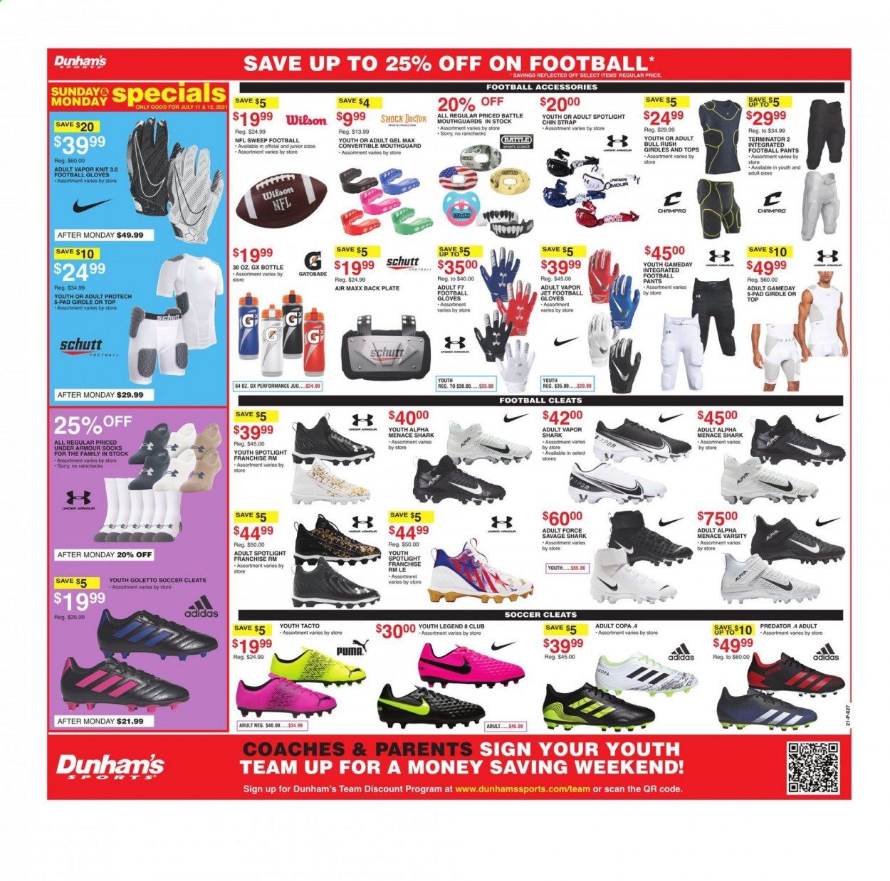 Dunham's Sports Weekly Ad Flyer July 10 to July 15