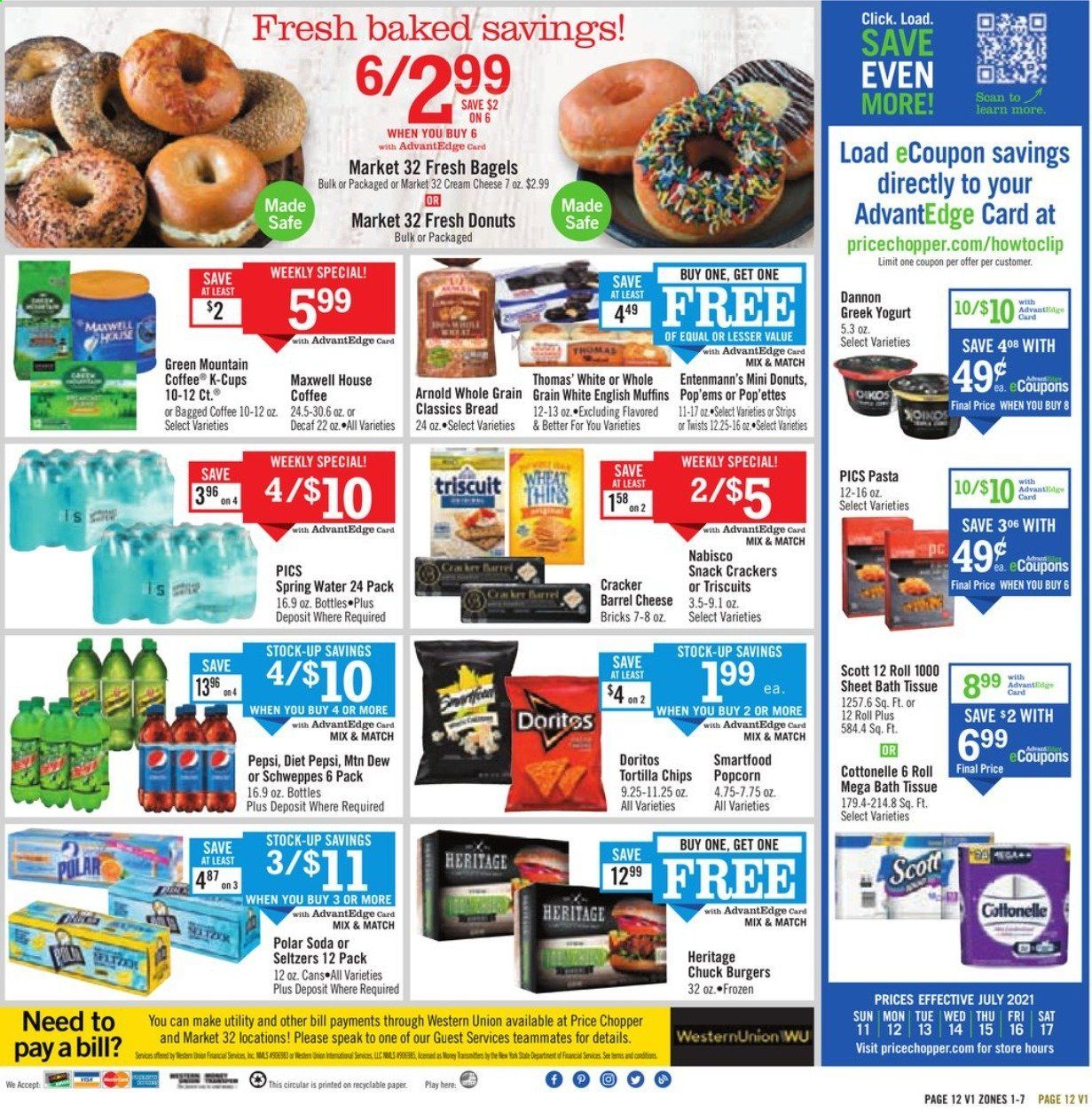 Price Chopper (CT, MA, NY, PA, VT) Weekly Ad Flyer July 11 to July 17
