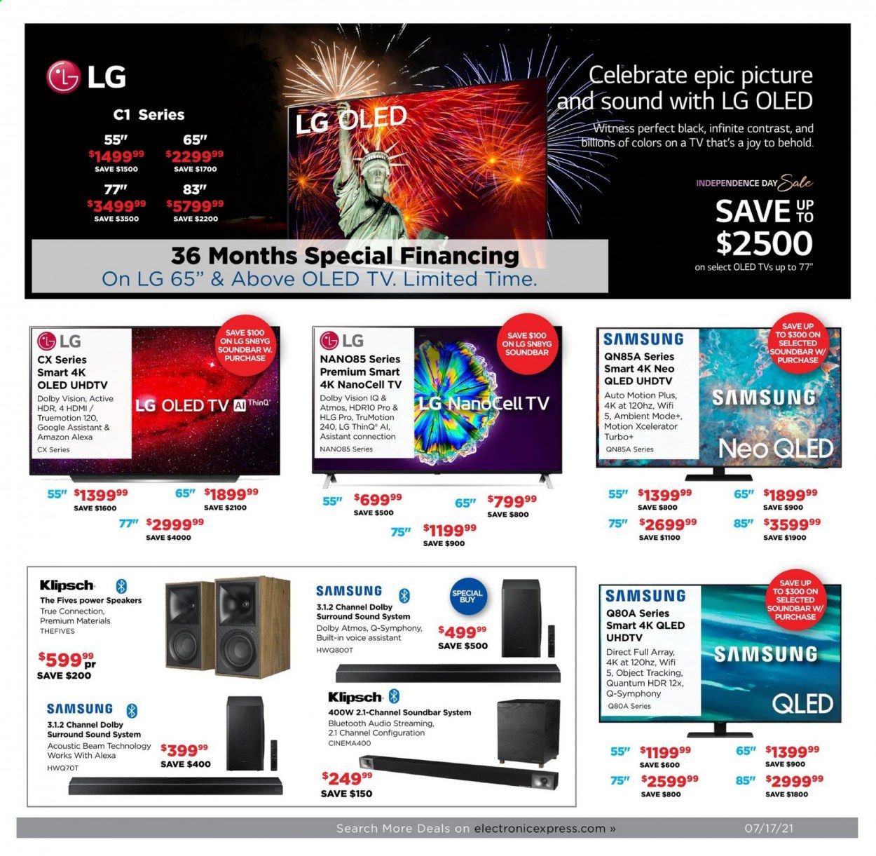 Electronic Express (AL, TN) Weekly Ad Flyer July 11 to July 17