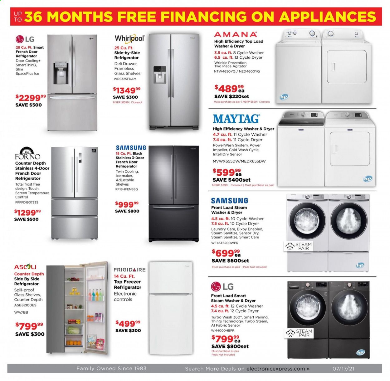 Electronic Express (AL, TN) Weekly Ad Flyer July 11 to July 17