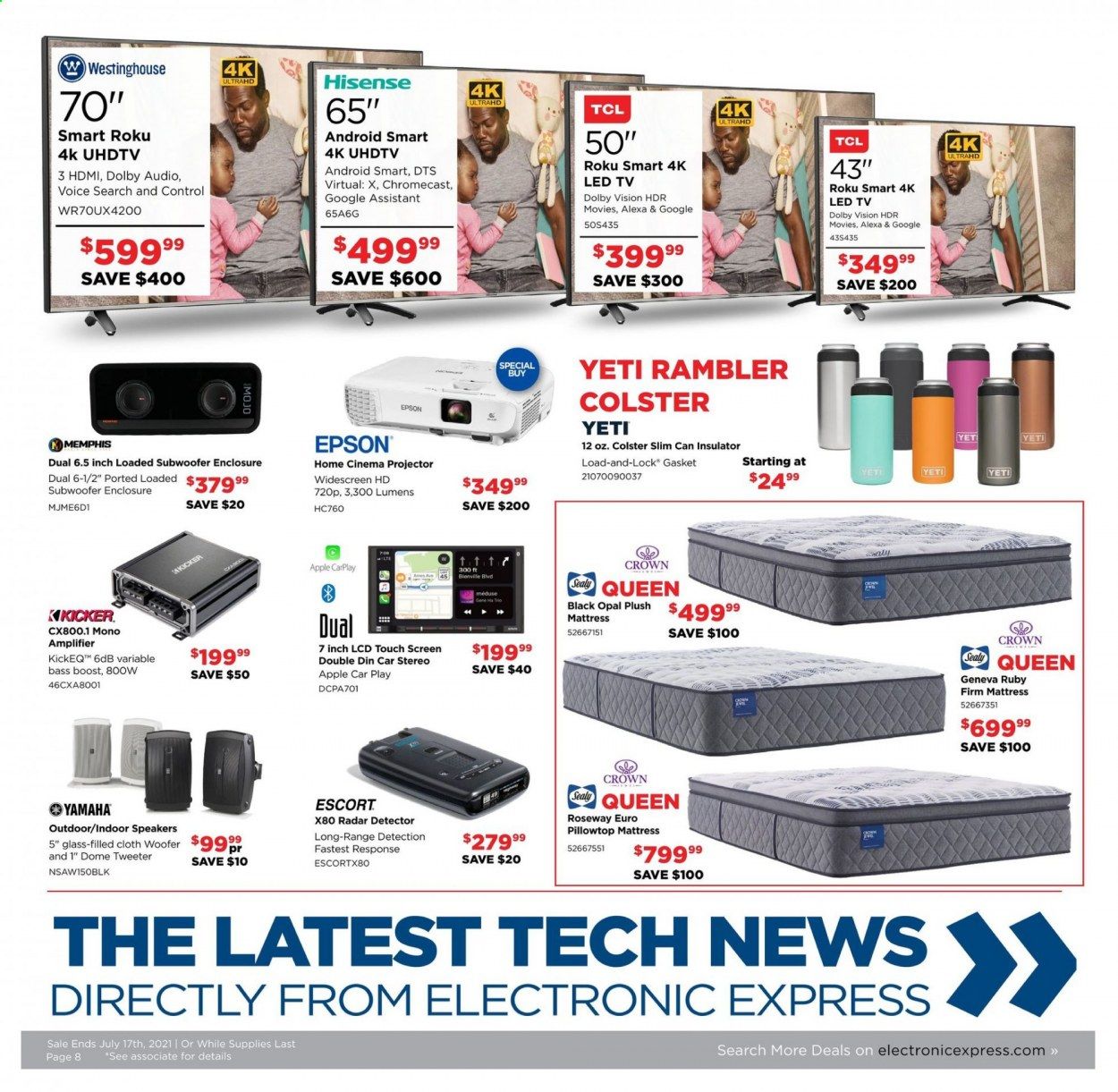 Electronic Express (AL, TN) Weekly Ad Flyer July 11 to July 17