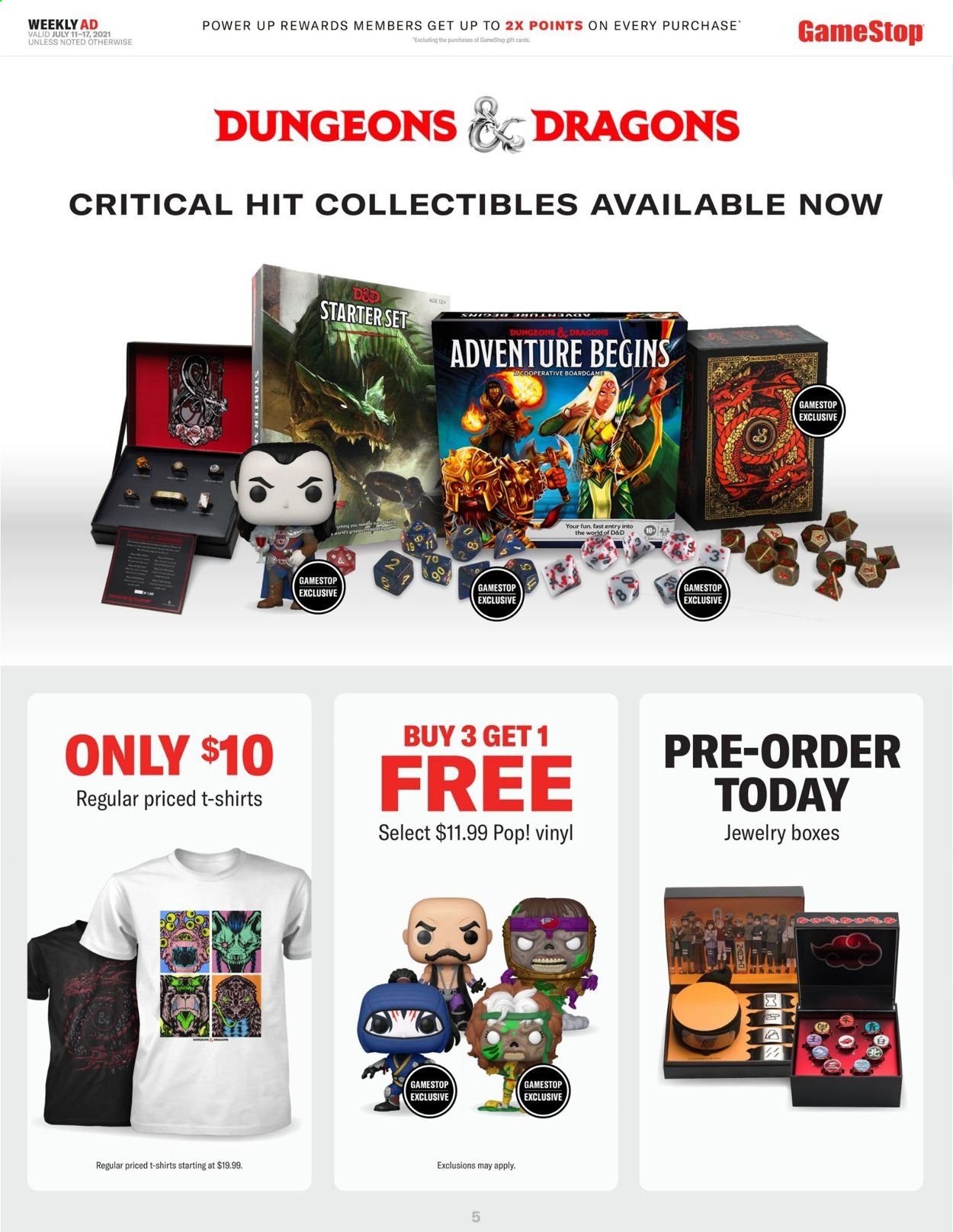 GameStop Weekly Ad Flyer July 11 to July 17