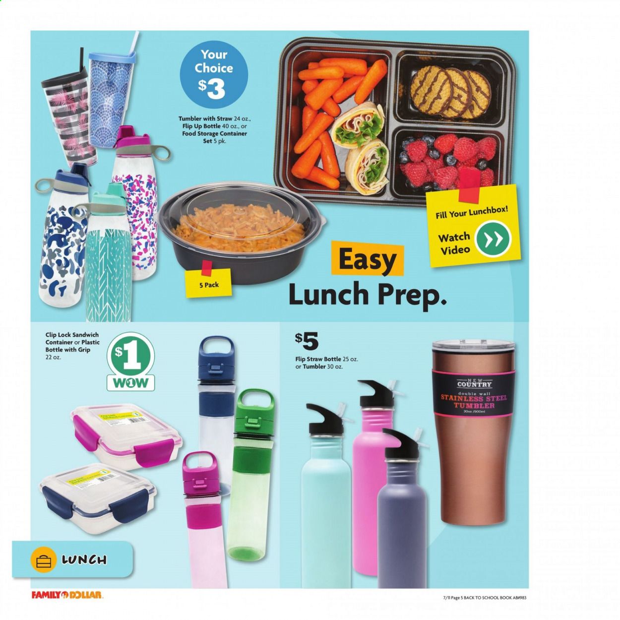 Family Dollar Weekly Ad Flyer July 11 to August 14
