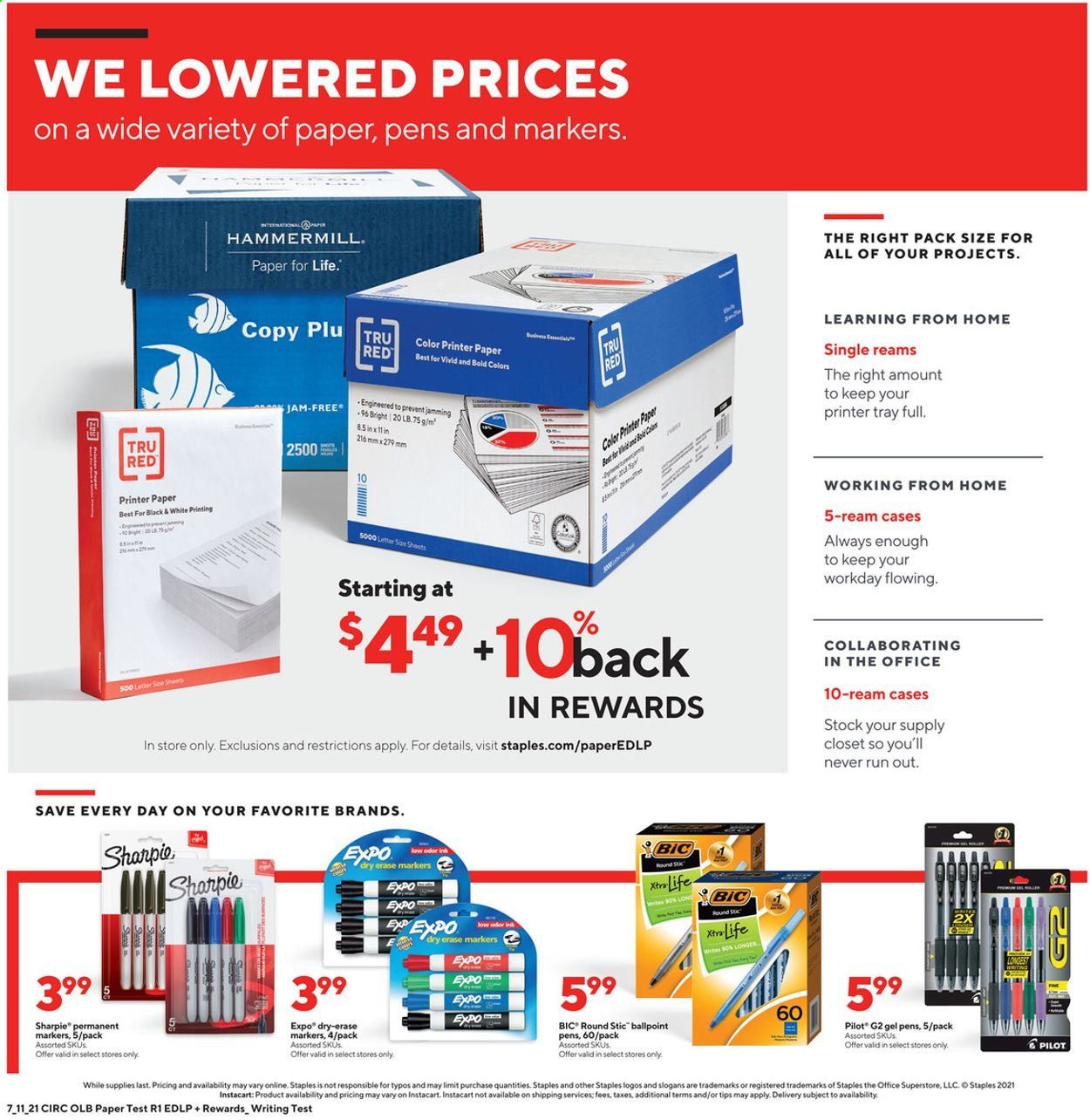 Staples Weekly Ad Flyer July 11 to July 17