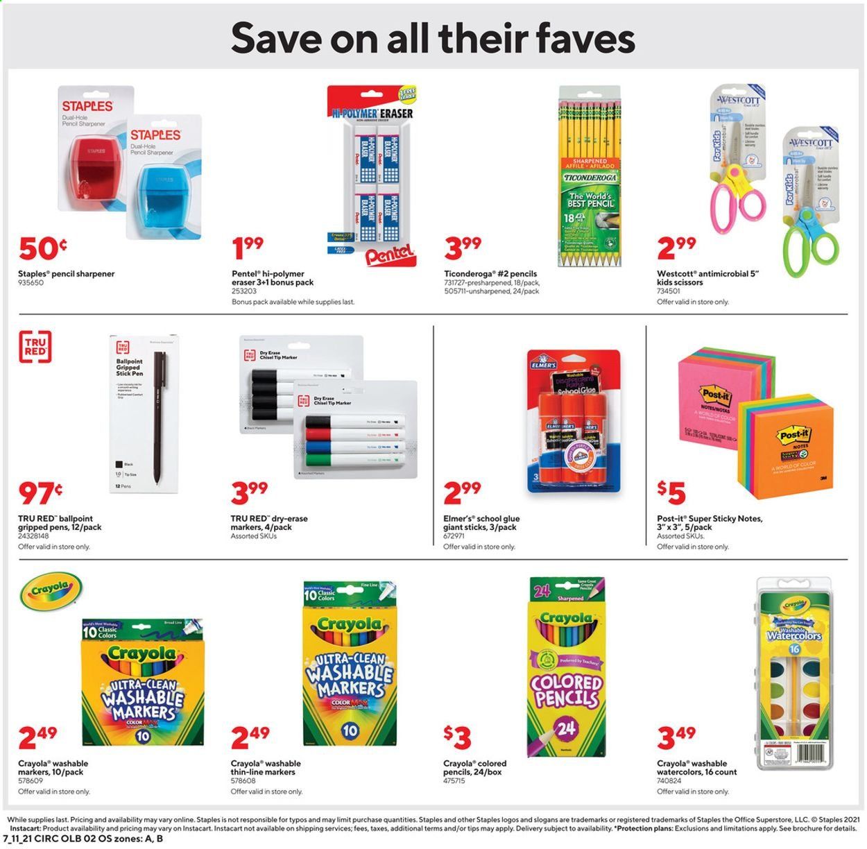 Staples Weekly Ad Flyer July 11 to July 17