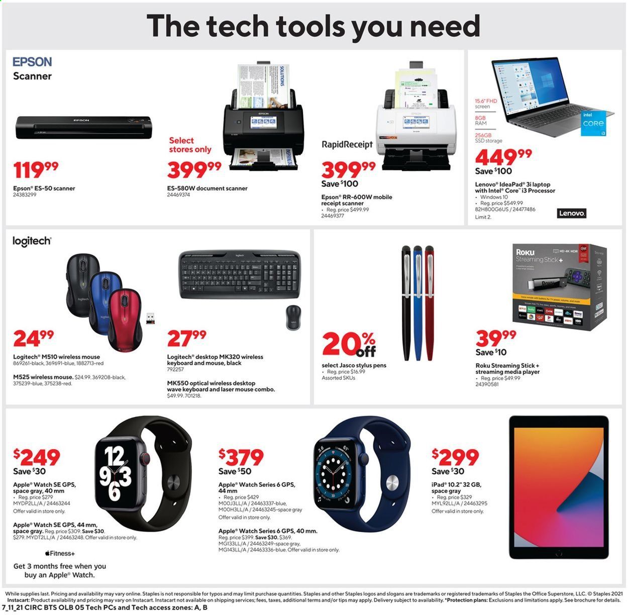 Staples Weekly Ad Flyer July 11 to July 17