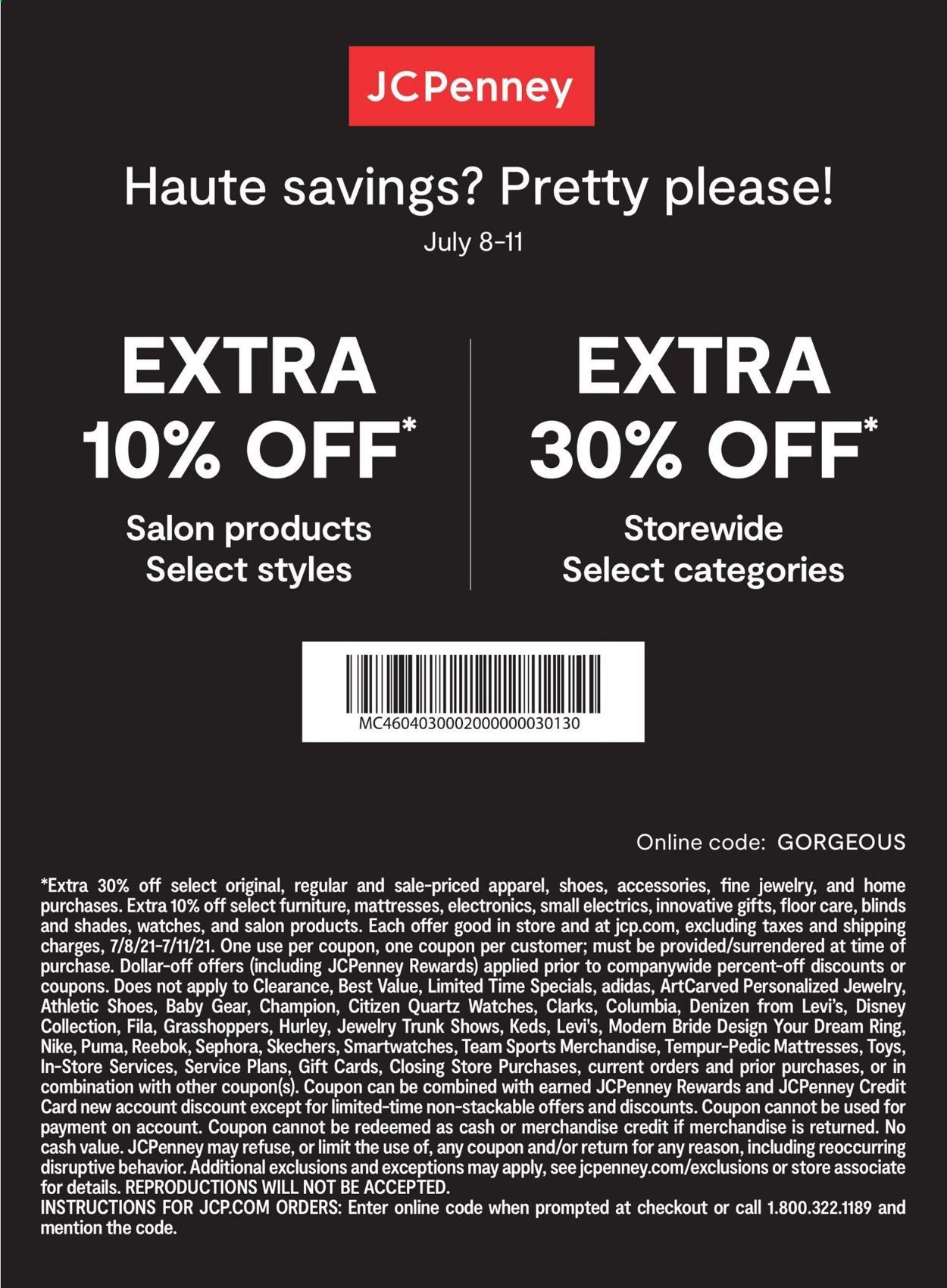 JCPenney Weekly Ad Flyer July 8 to July 13