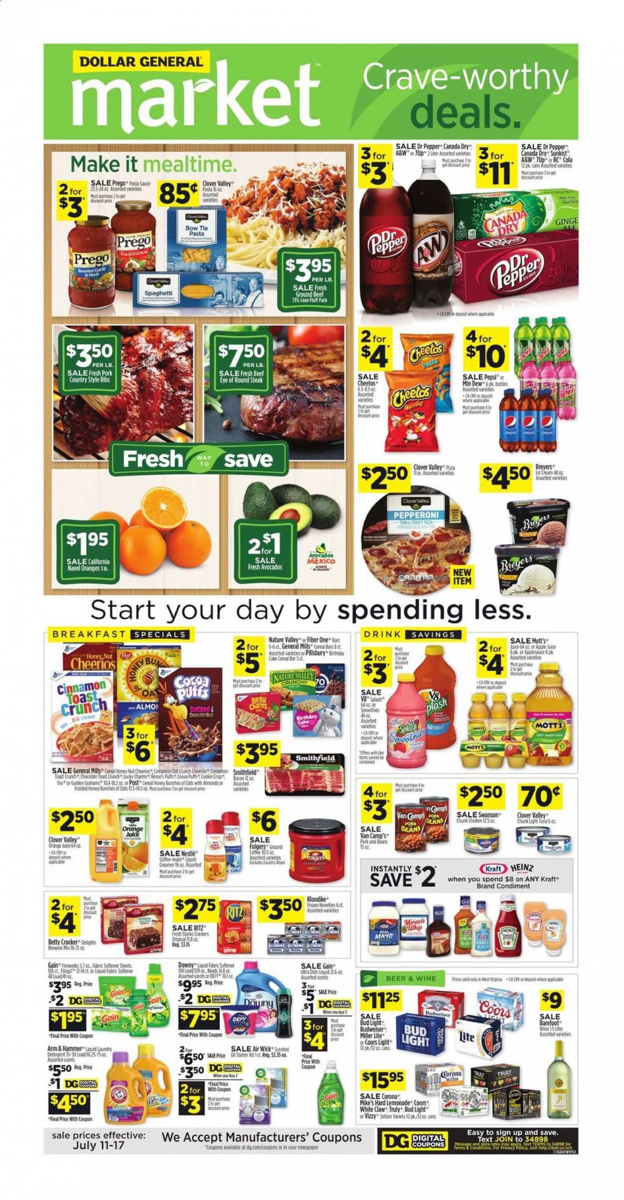 Dollar General (WV) Weekly Ad Flyer July 11 to July 17