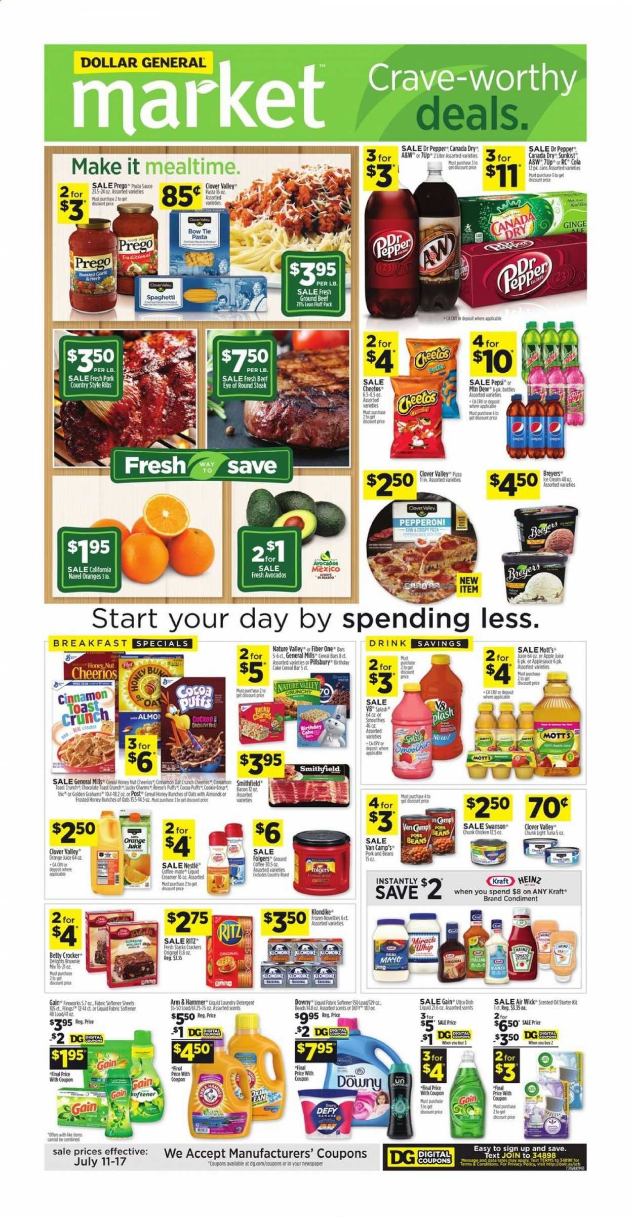 Dollar General (AL, GA, KY, LA, TN) Weekly Ad Flyer July 11 to July 17