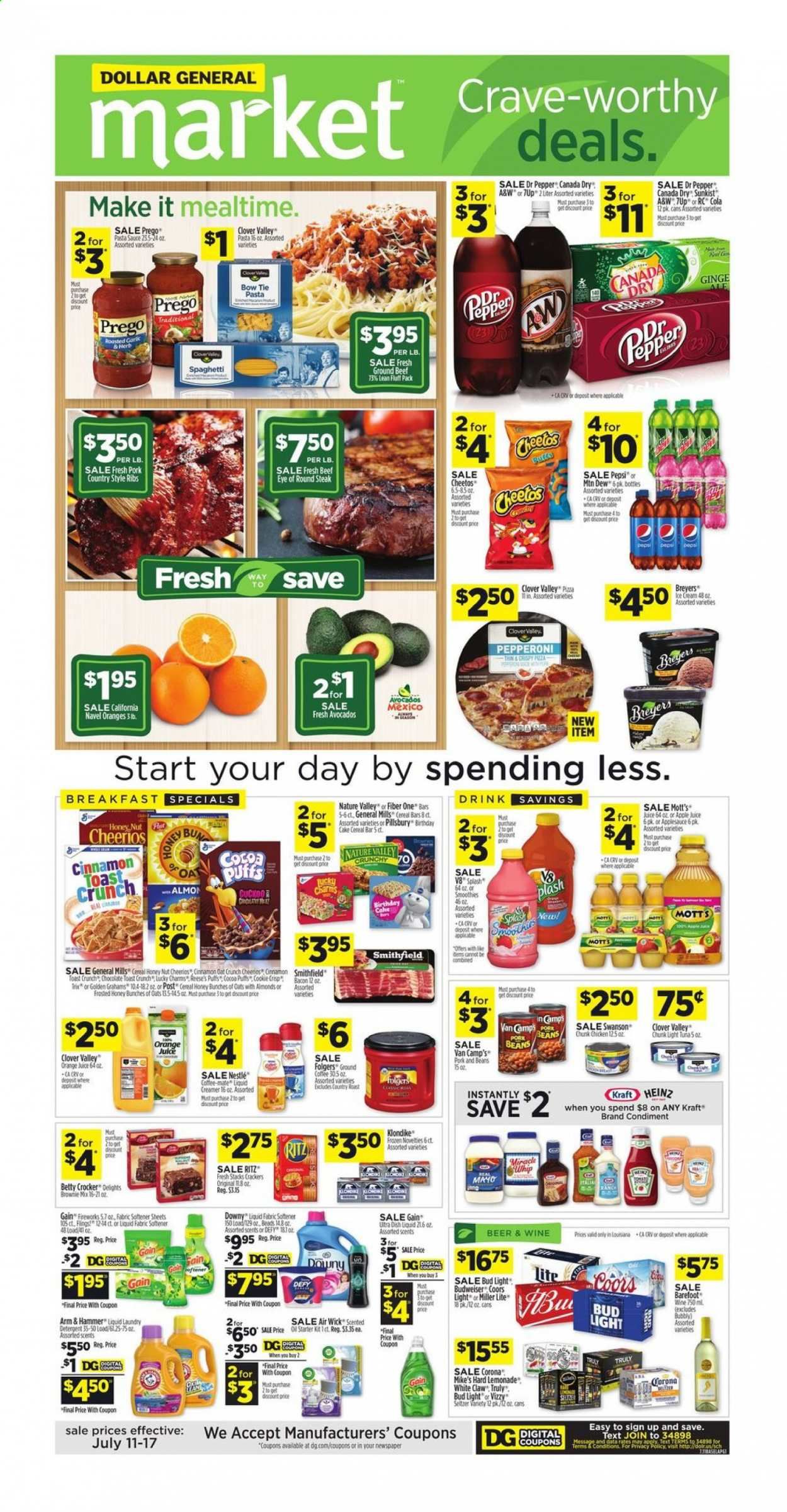 Dollar General (LA) Weekly Ad Flyer July 11 to July 17