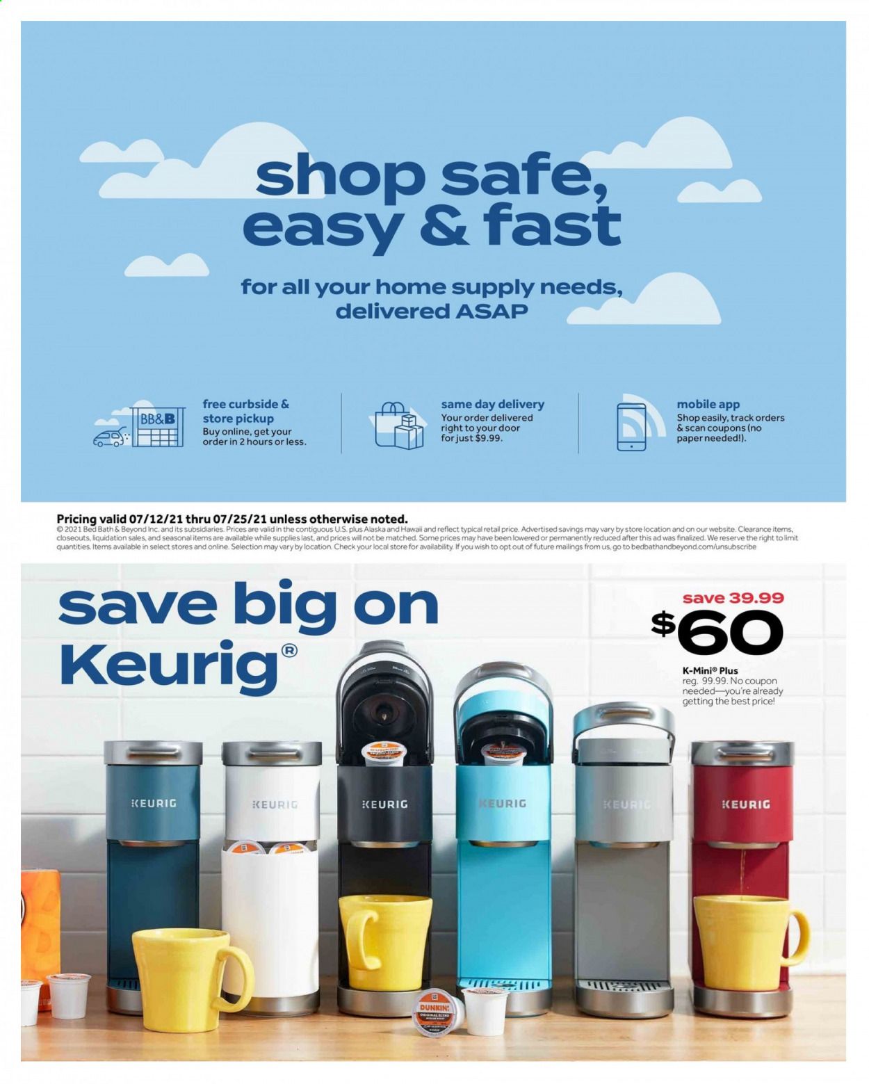 Bed Bath & Beyond Weekly Ad Flyer July 12 to July 25