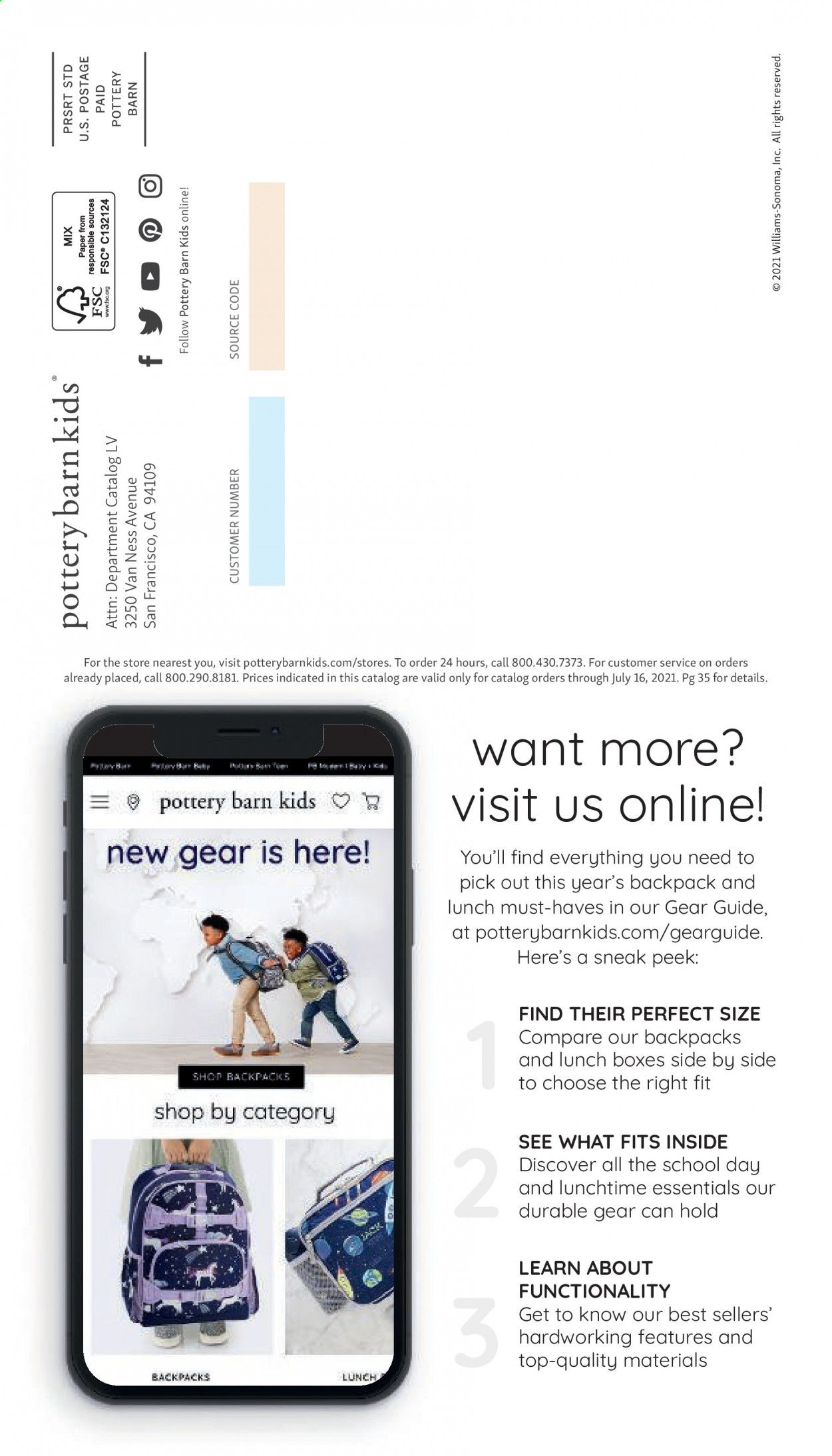 Pottery Barn Weekly Ad Flyer July 12 to July 19