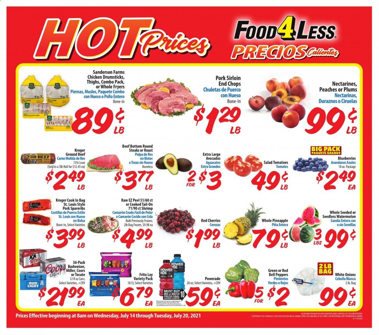 Food 4 Less (CA) Weekly Ad Flyer July 14 to July 20