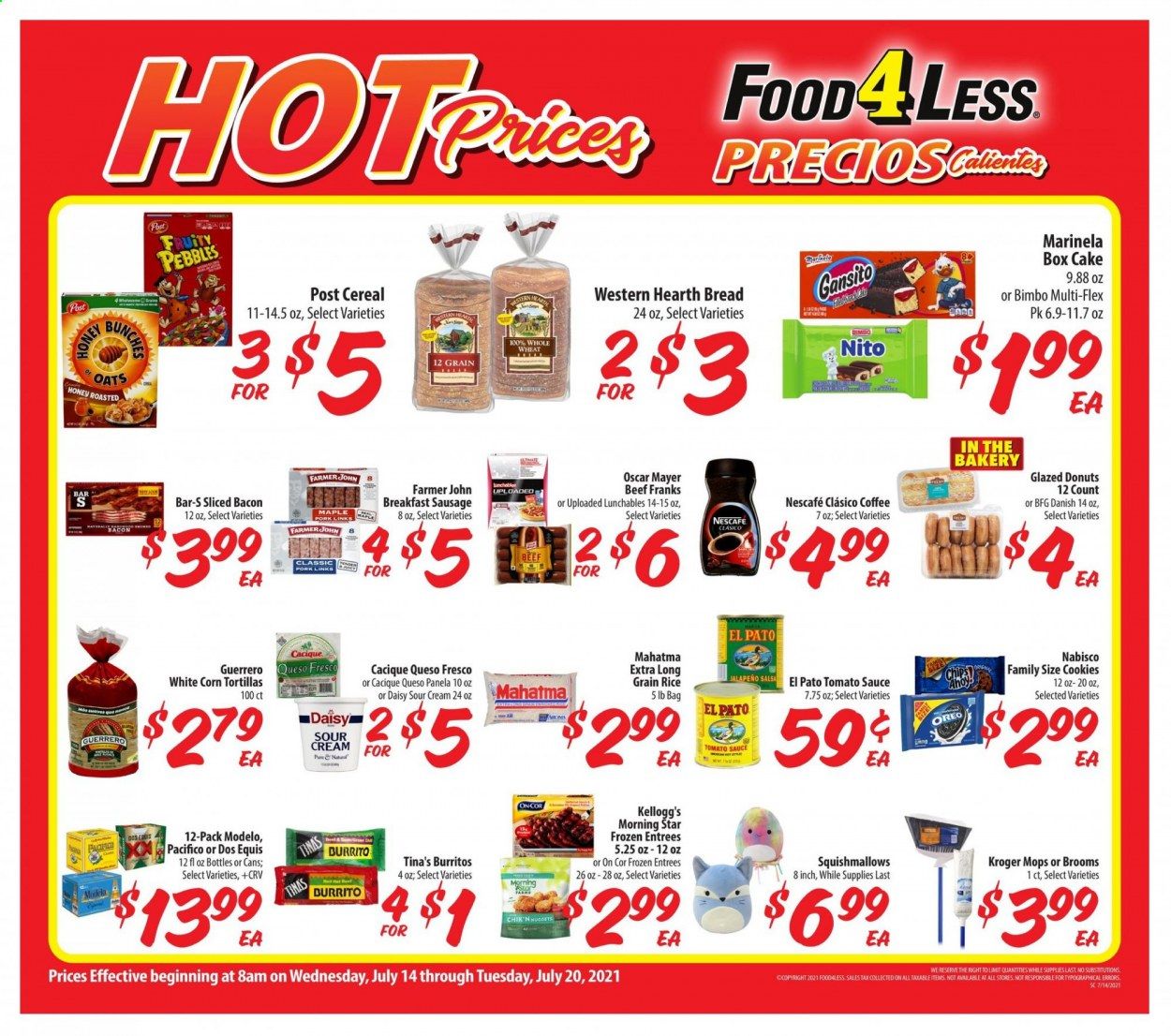 Food 4 Less (CA) Weekly Ad Flyer July 14 to July 20