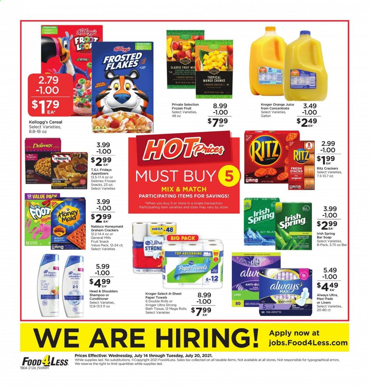 Food 4 Less (IL) Weekly Ad Flyer July 14 to July 20