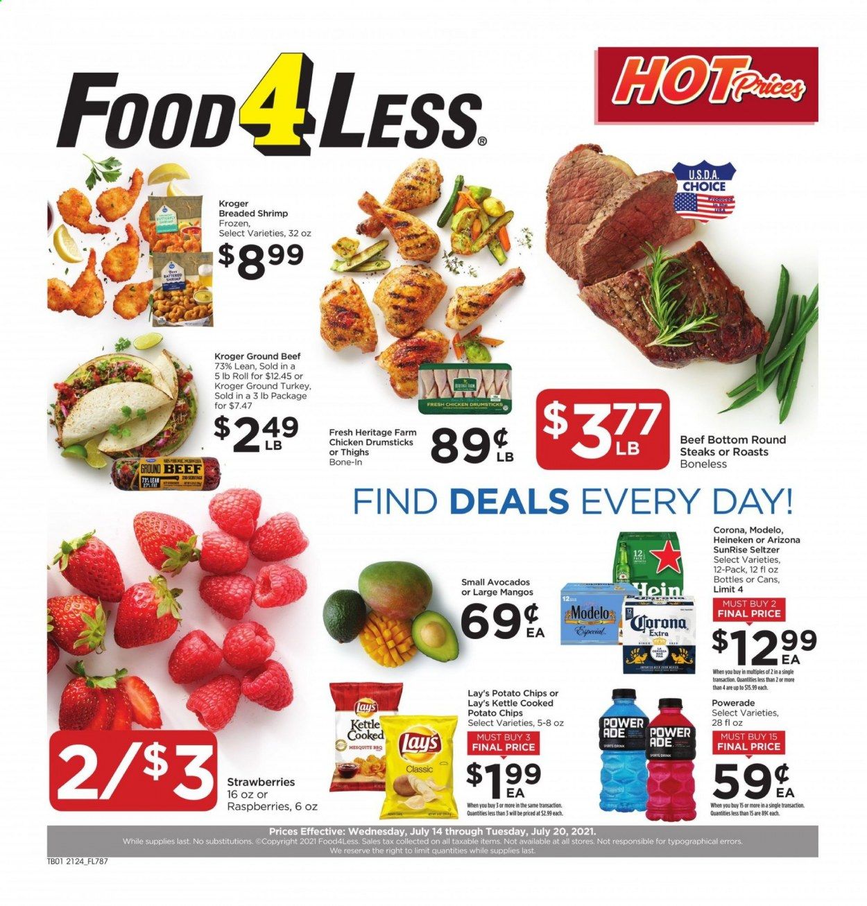Food 4 Less (IN) Weekly Ad Flyer July 14 to July 20