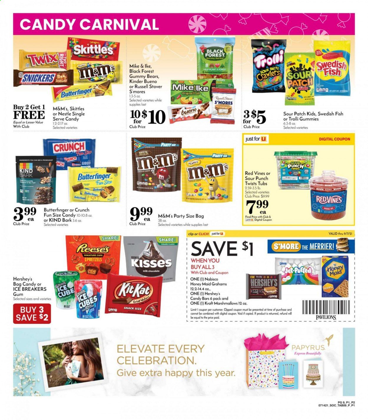 Pavilions (CA) Weekly Ad Flyer July 14 to July 20