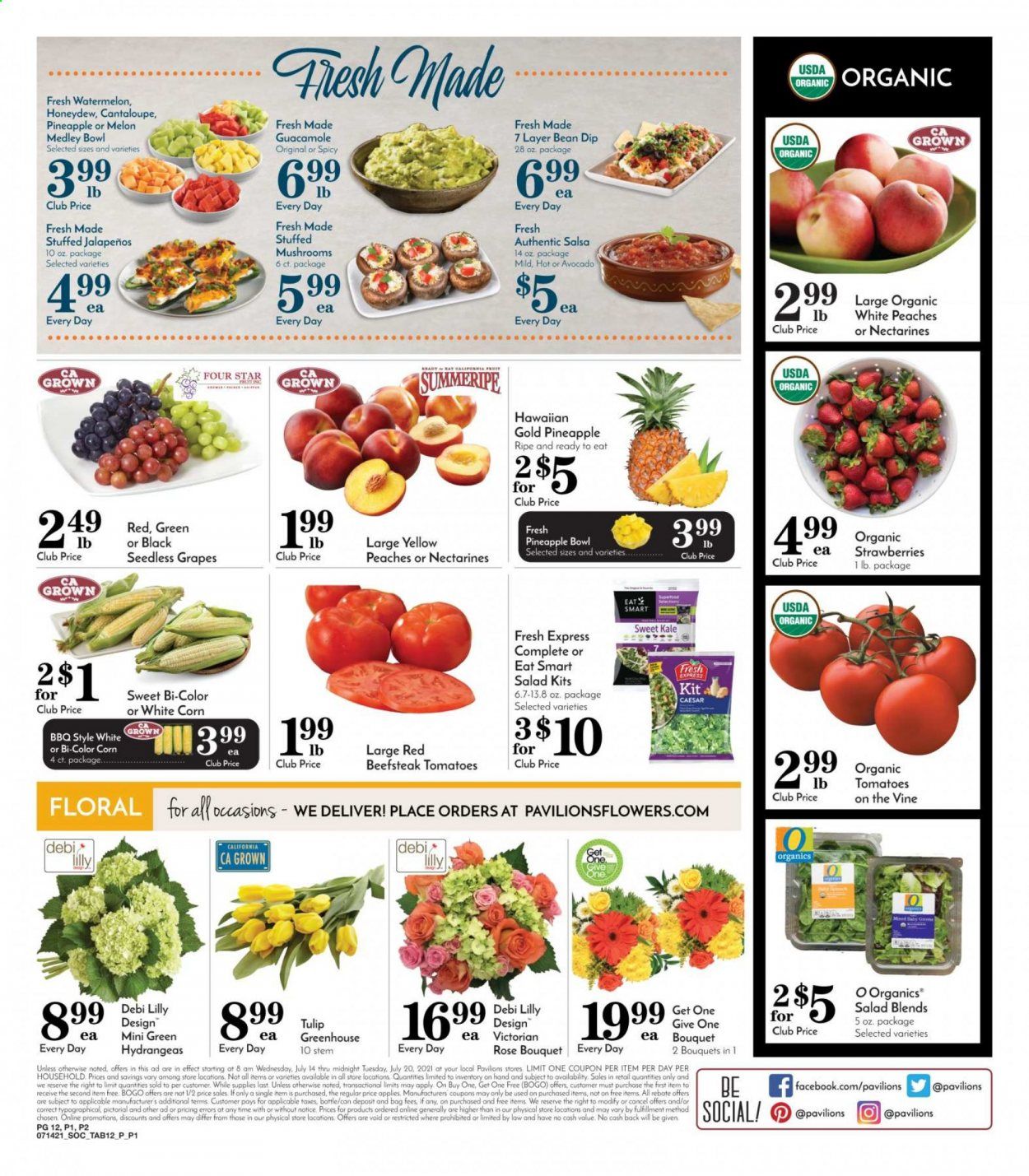 Pavilions (CA) Weekly Ad Flyer July 14 to July 20