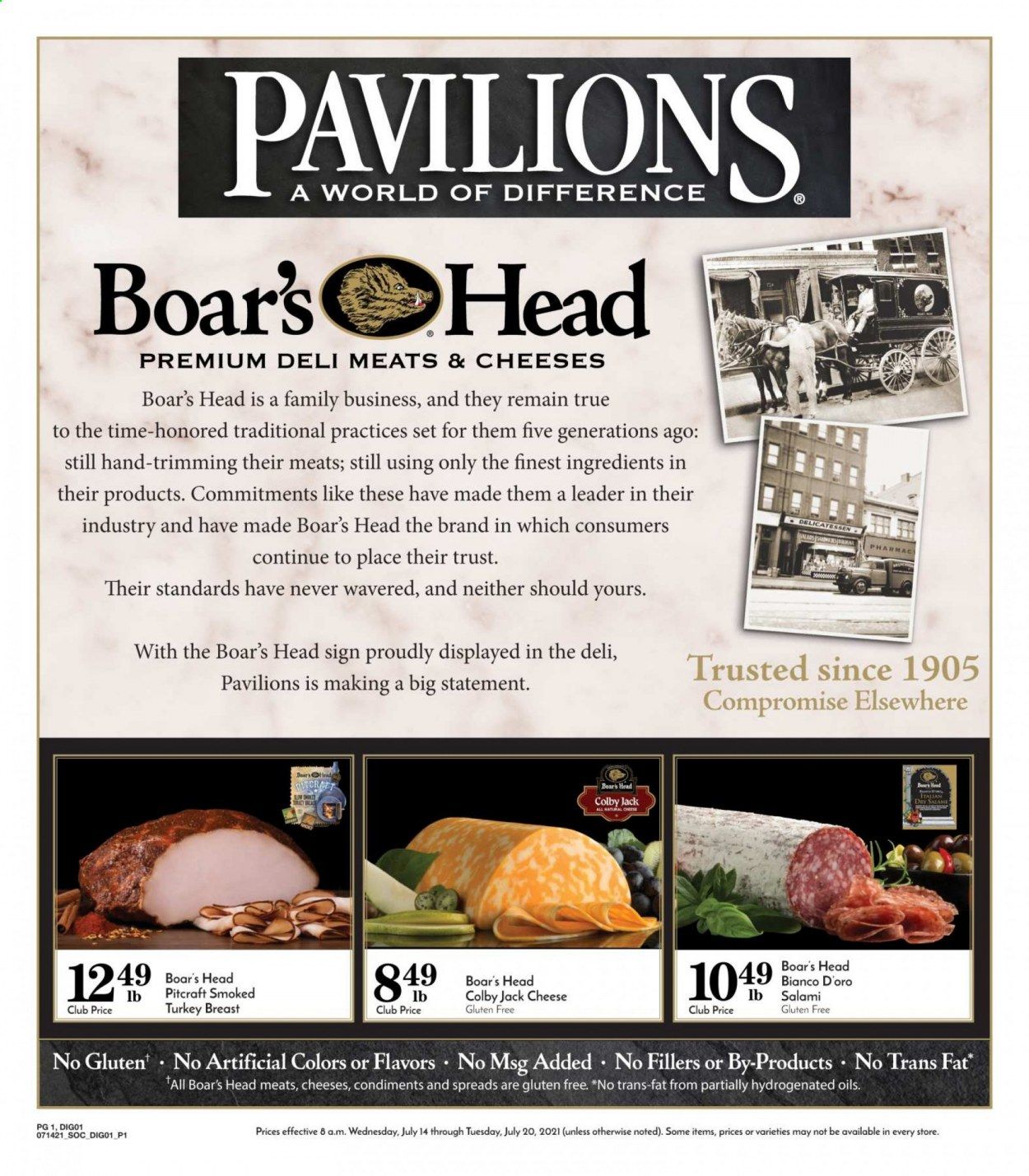 Pavilions (CA) Weekly Ad Flyer July 14 to July 20