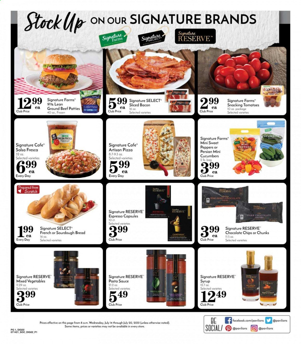 Pavilions (CA) Weekly Ad Flyer July 14 to July 20