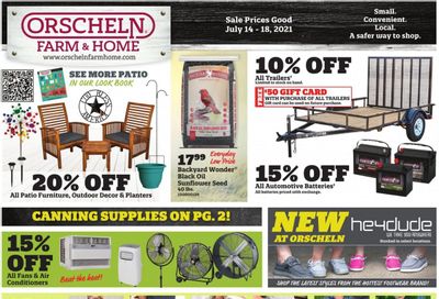 Orscheln Farm and Home (IA, IN, KS, MO, NE, OK) Weekly Ad Flyer July 14 to July 18