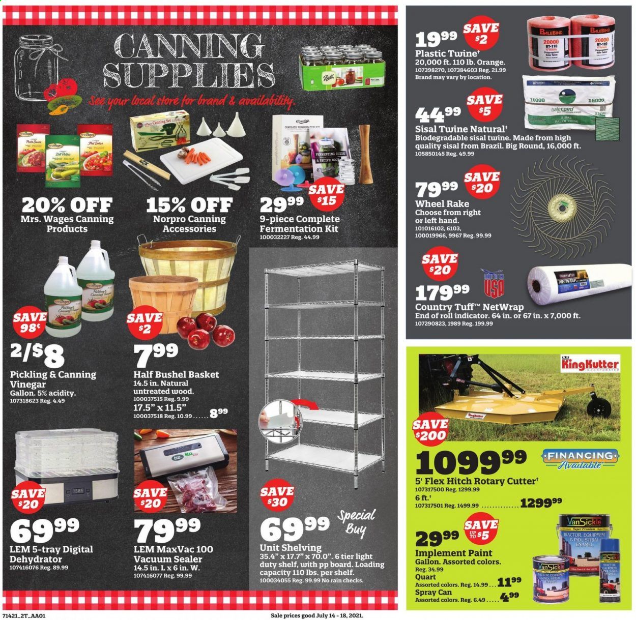 Orscheln Farm and Home (IA, IN, KS, MO, NE, OK) Weekly Ad Flyer July 14 to July 18