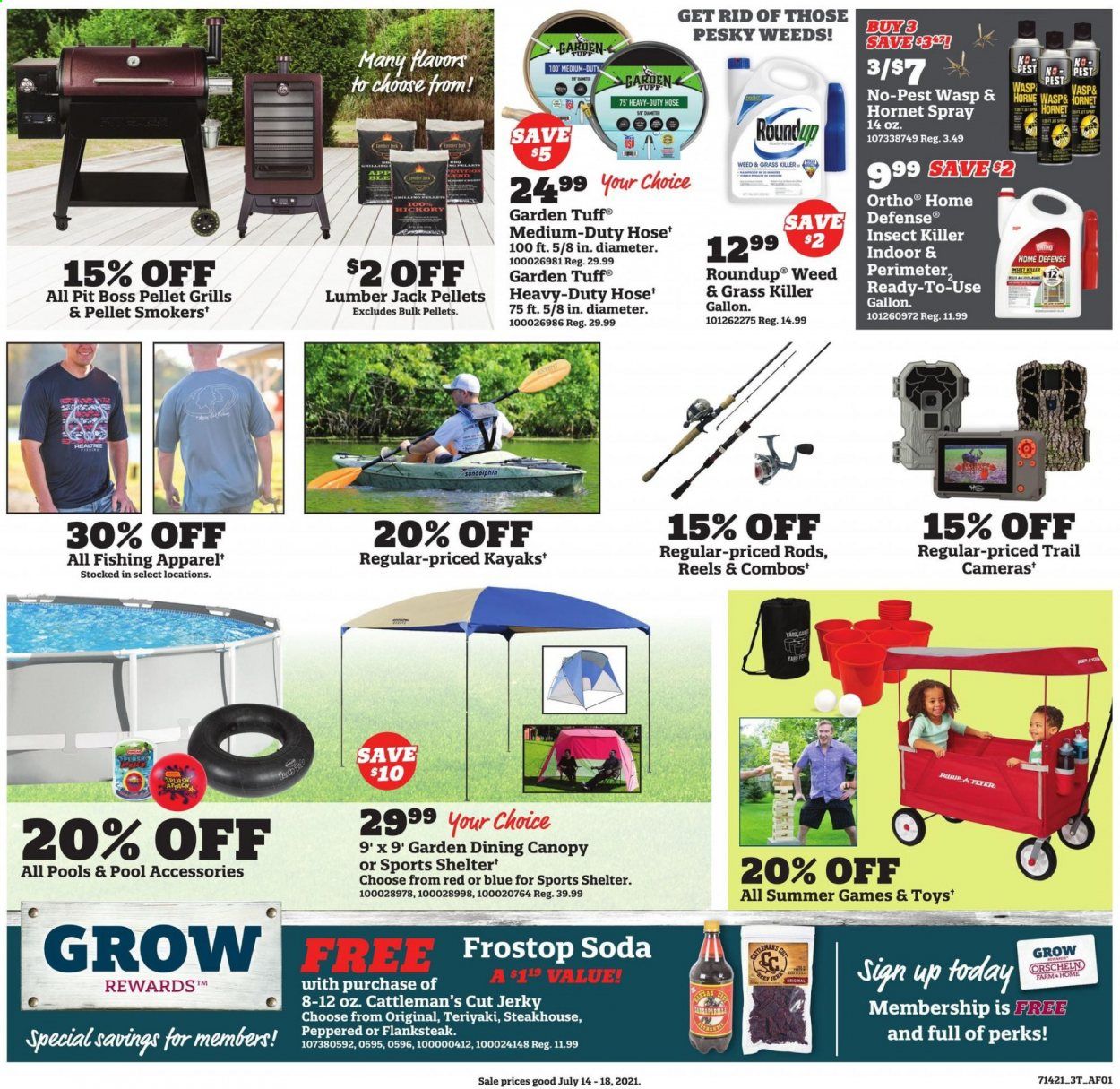 Orscheln Farm and Home (IA, IN, KS, MO, NE, OK) Weekly Ad Flyer July 14 to July 18