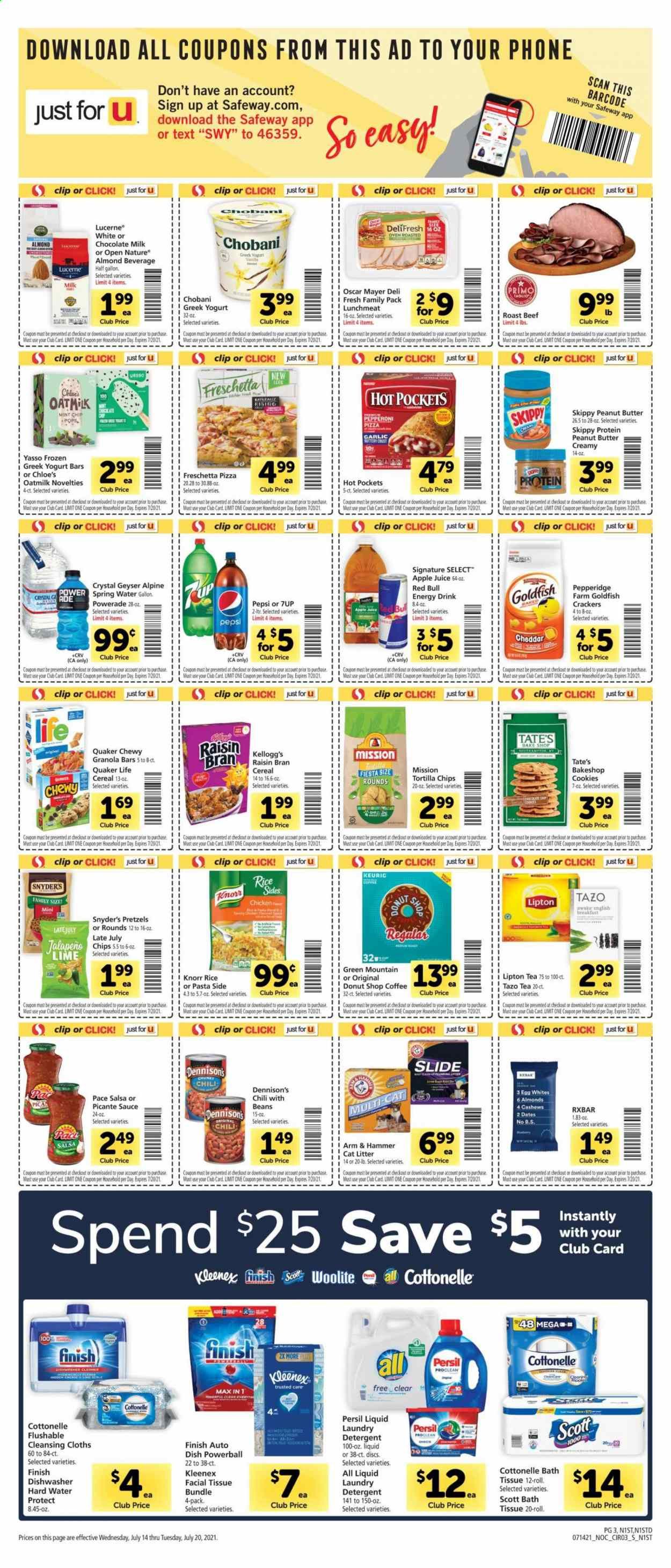 Safeway (AZ, CA, CO, HI, MD, NE, OR, VA, WA) Weekly Ad Flyer July 14 to July 20