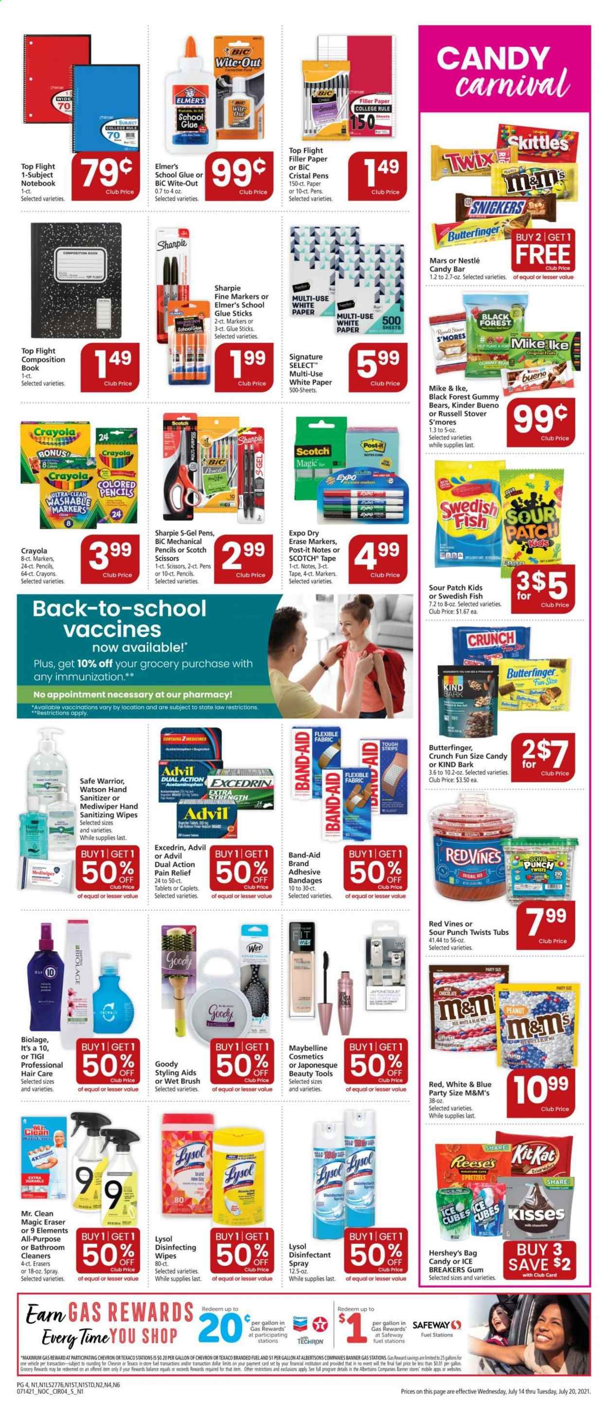 Safeway (AZ, CA, CO, HI, MD, NE, OR, VA, WA) Weekly Ad Flyer July 14 to July 20