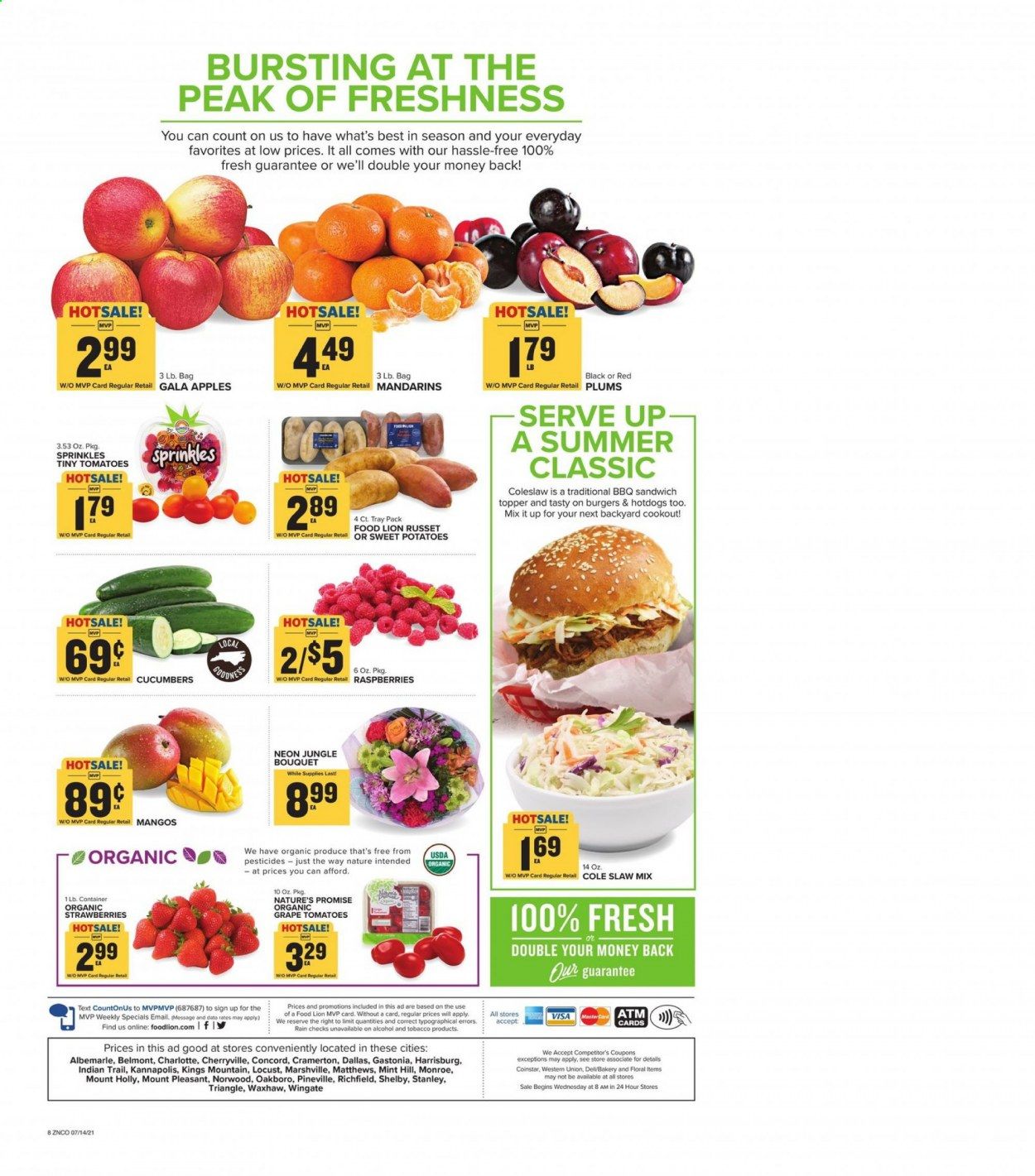 Food Lion (NC) Weekly Ad Flyer July 14 to July 20