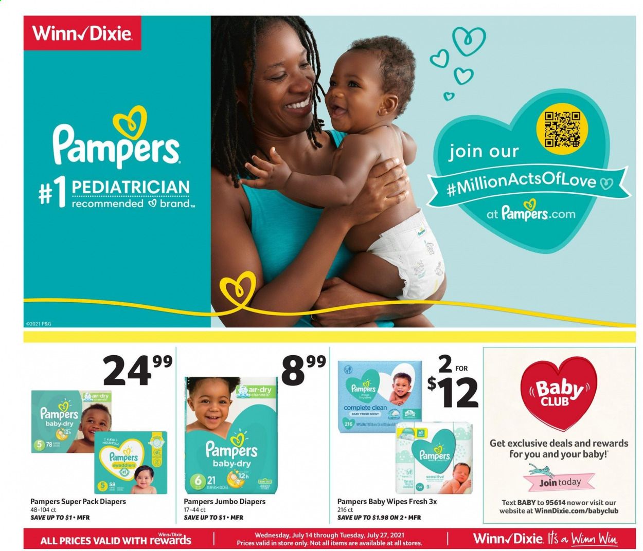Winn Dixie (AL, FL, GA, LA) Weekly Ad Flyer July 14 to July 27