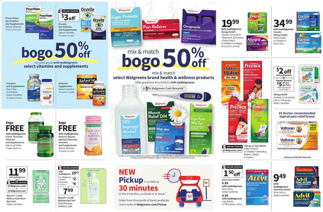 Walgreens Weekly Ad Flyer July 18 to July 24