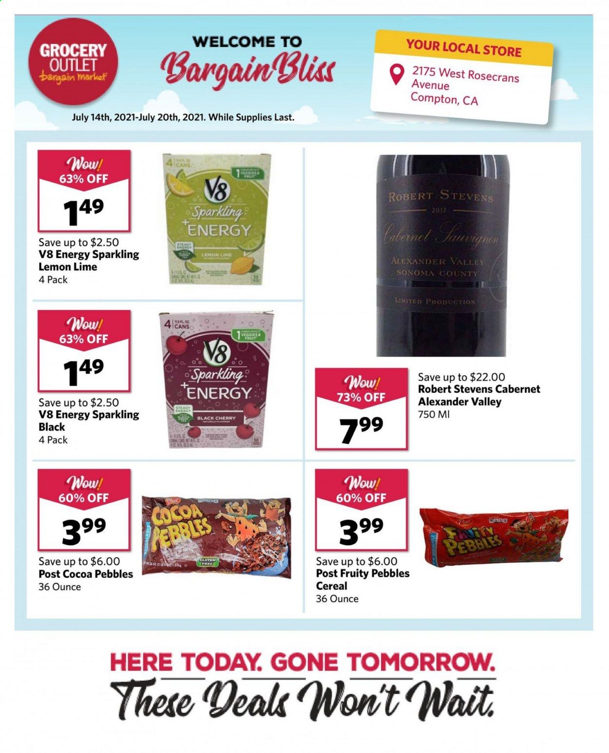Grocery Outlet (CA, ID, OR, PA, WA) Weekly Ad Flyer July 14 to July 20