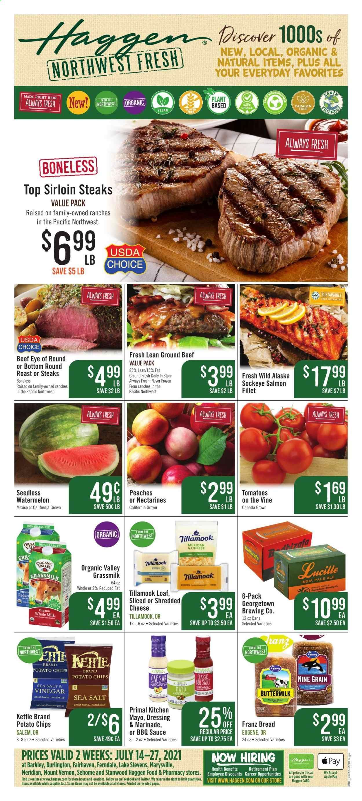 Haggen (WA) Weekly Ad Flyer July 14 to July 27
