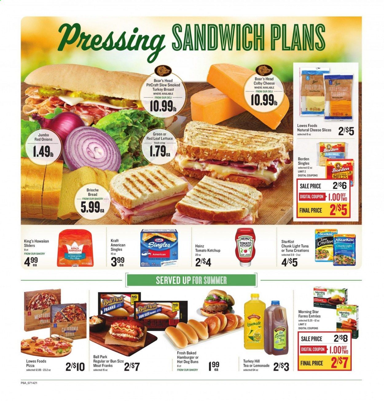 Lowes Foods (NC, SC) Weekly Ad Flyer July 14 to July 20