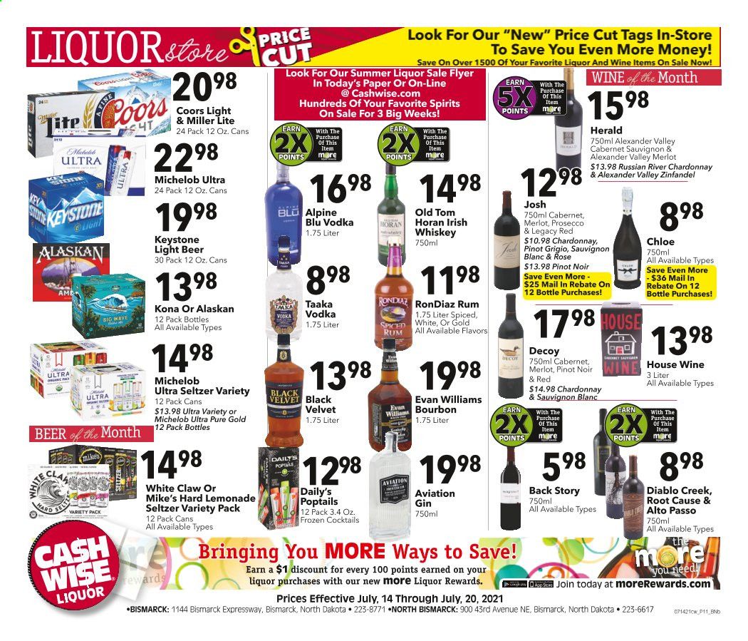 Cash Wise (MN, ND) Weekly Ad Flyer July 14 to July 20