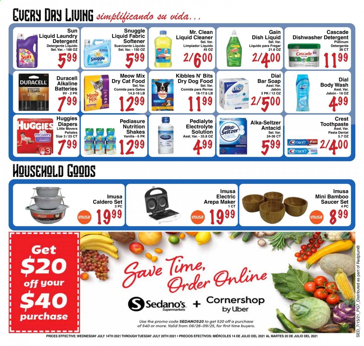 Sedano's (FL) Weekly Ad Flyer July 14 to July 20