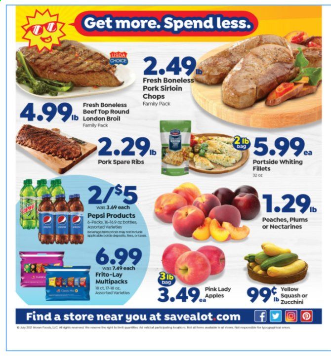 Save a Lot Weekly Ad Flyer July 14 to July 20