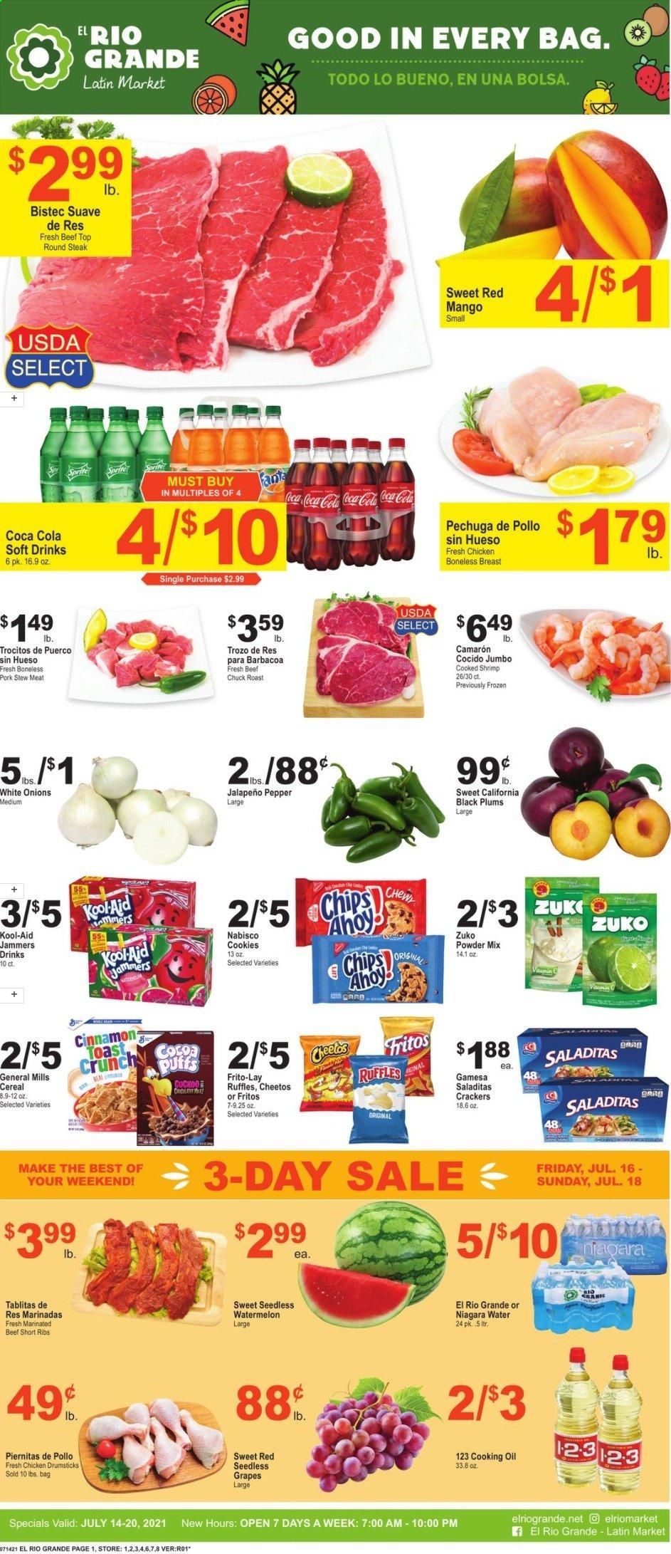 El Rio Grande (10, 21, 25, 30, 34, 53, 90) Weekly Ad Flyer July 14 to July 20