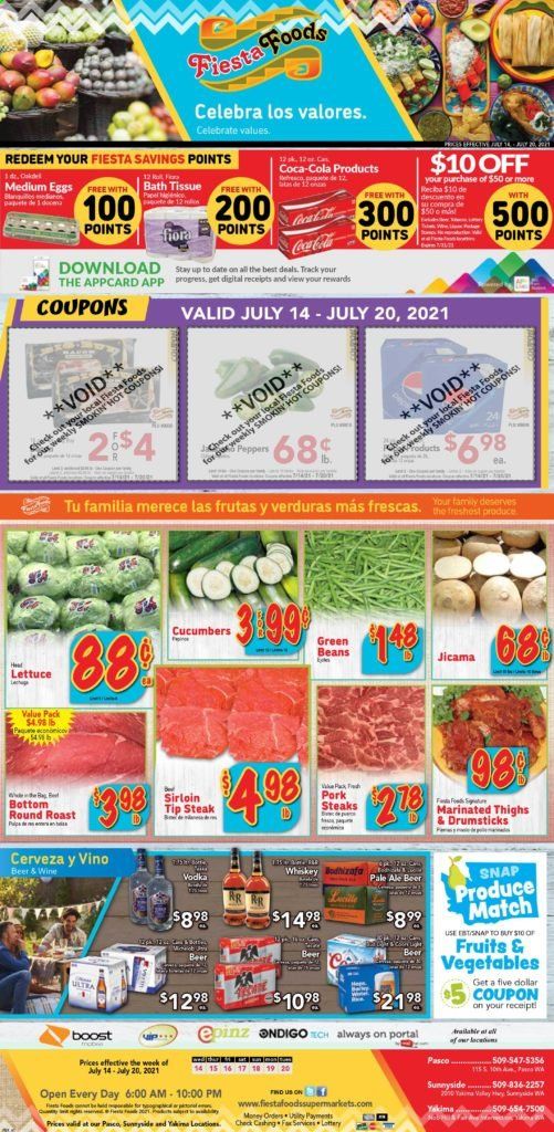 Fiesta Foods SuperMarkets (WA) Weekly Ad Flyer July 14 to July 20