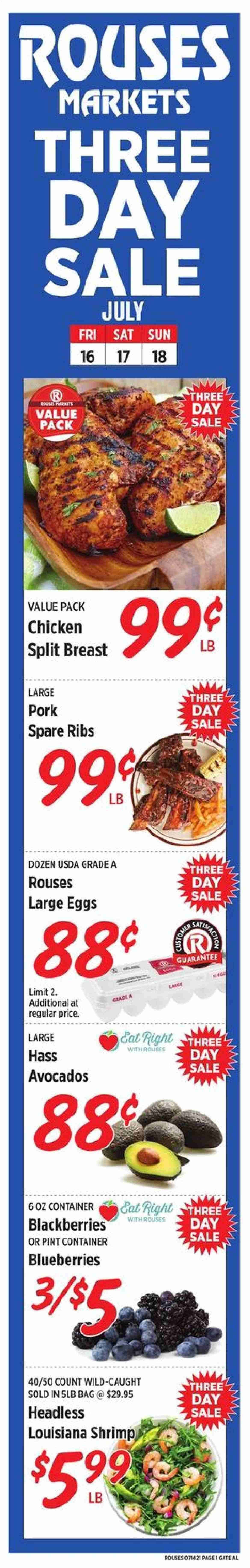 Rouses Markets (AL, LA, MS) Weekly Ad Flyer July 16 to July 18