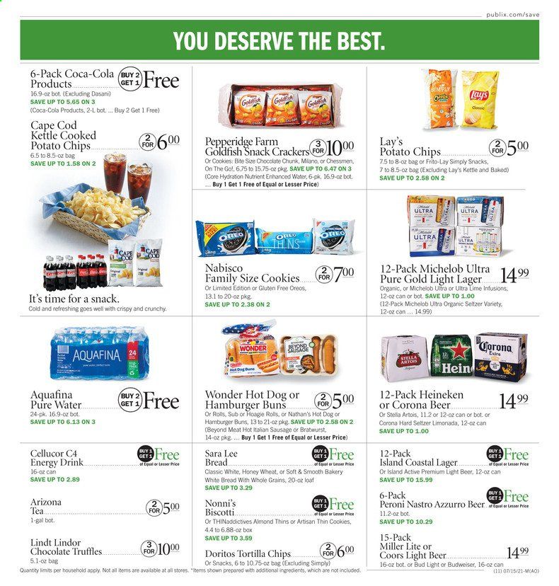 Publix (AL, FL, GA, NC, SC, TN) Weekly Ad Flyer July 15 to July 21