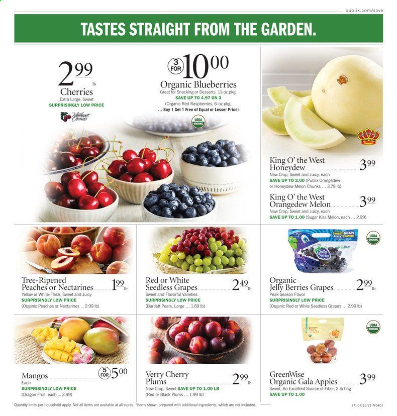 Publix (AL, FL, GA, NC, SC, TN) Weekly Ad Flyer July 15 to July 21