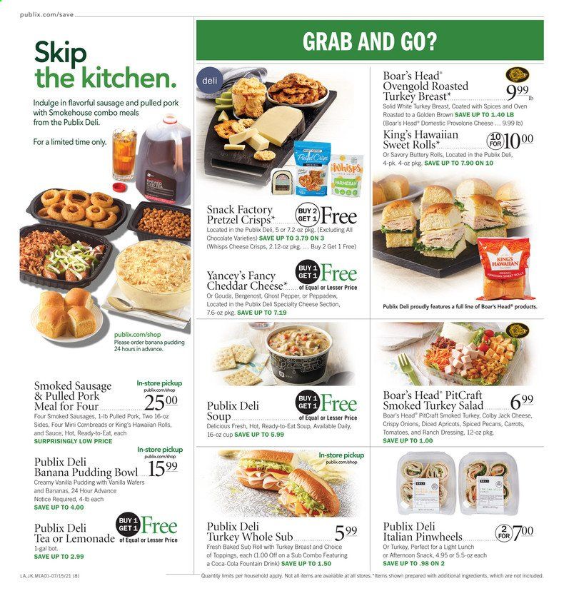 Publix (AL, FL, GA, NC, SC, TN) Weekly Ad Flyer July 15 to July 21